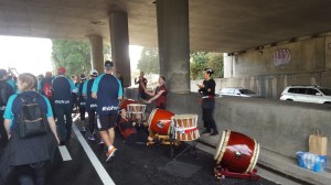 Example of entertainment on course